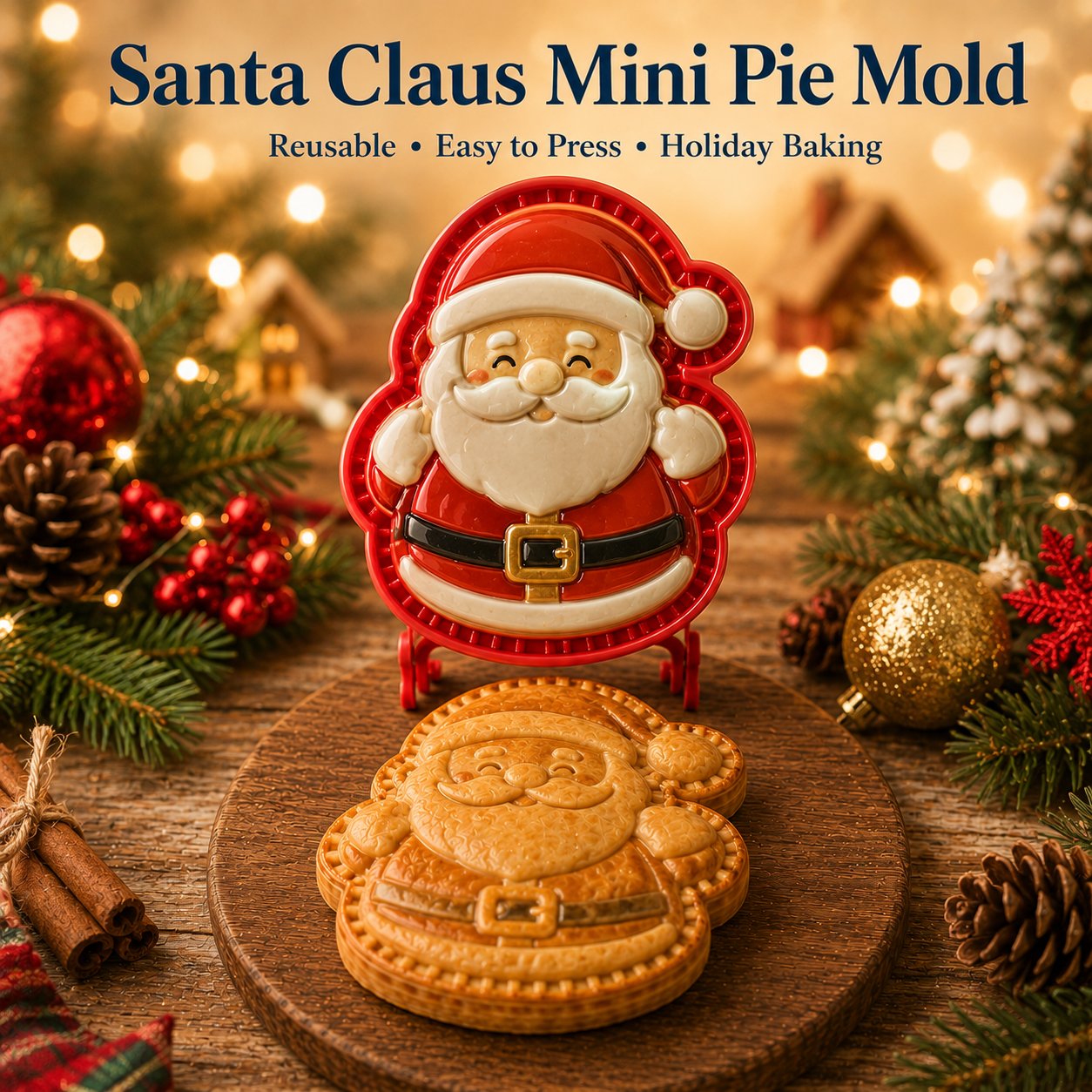 Christmas Mini Pie Mold