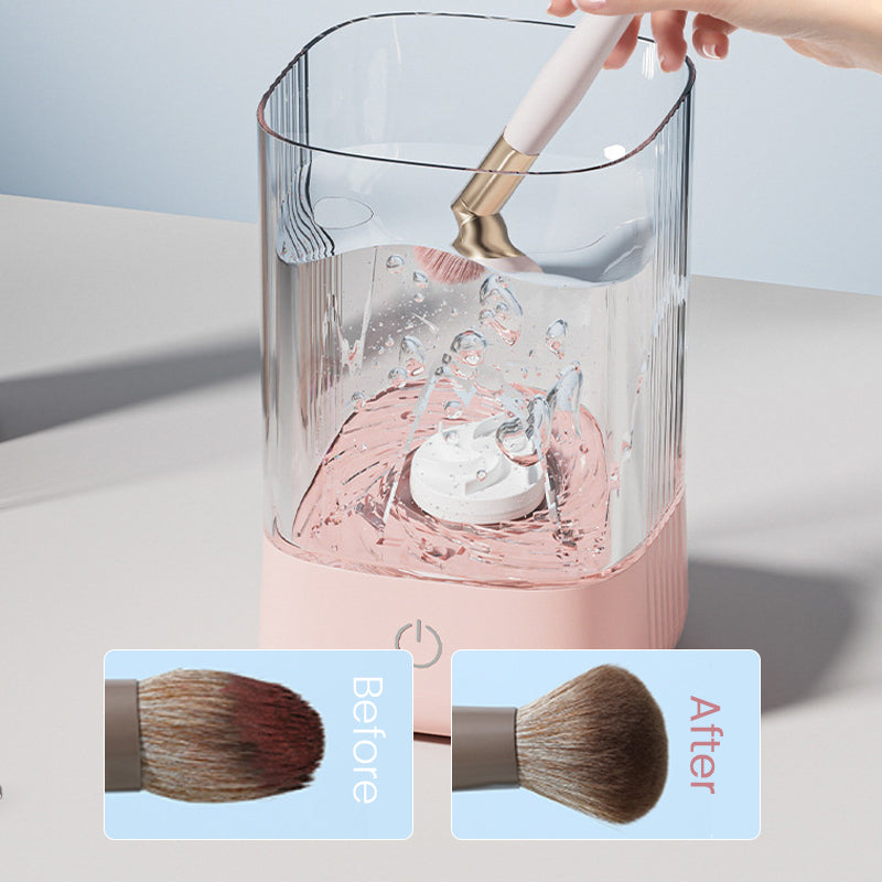 Electric makeup tool cleaner
