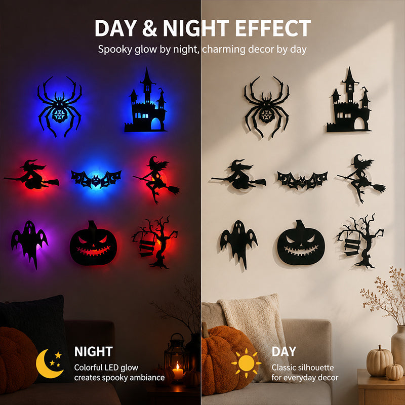 Halloween LED Glow Wall Stickers