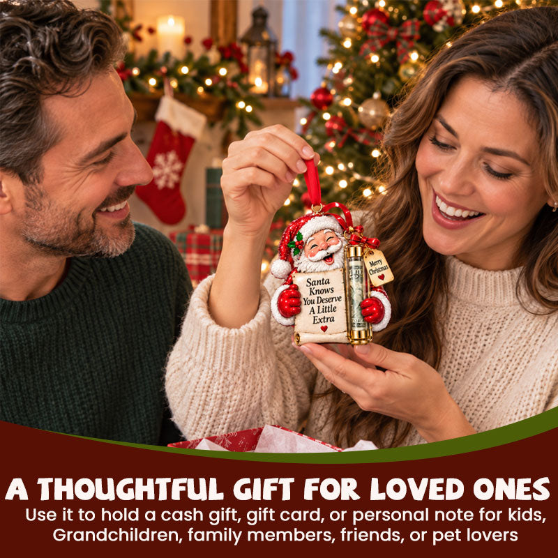 Christmas Cash Gift Ornament