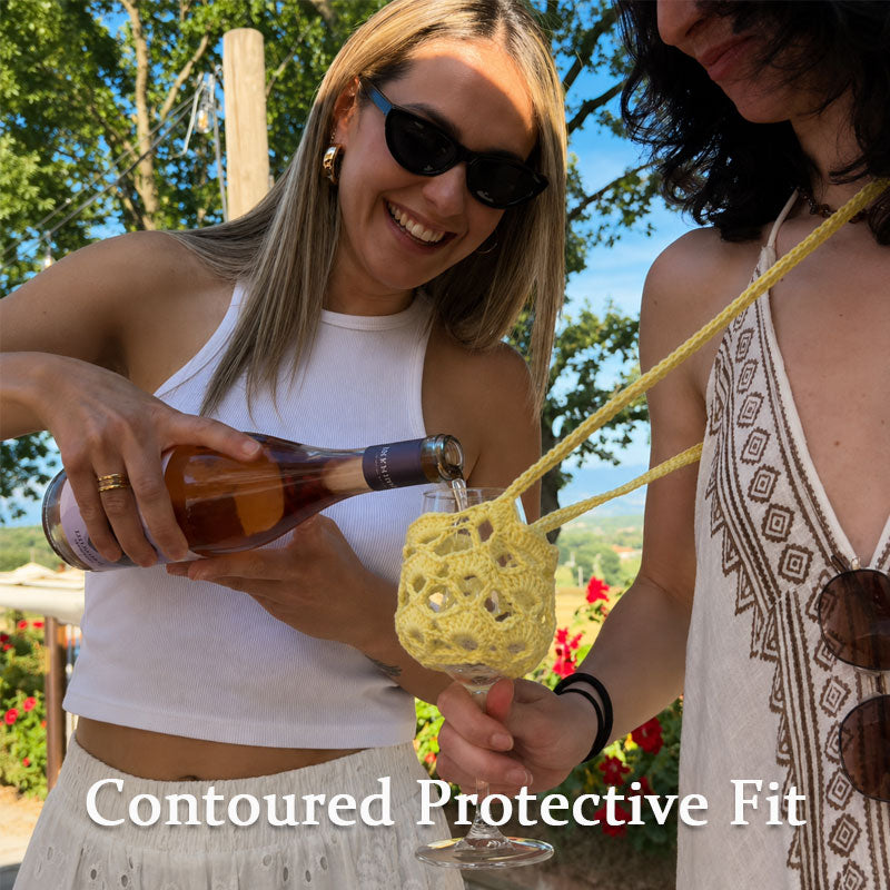 Wine Glass Carrier Necklace