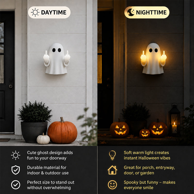 Light-Up Middle Finger Ghost