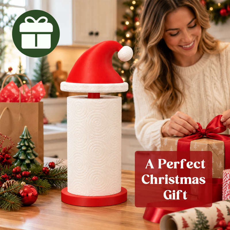 Santa Hat Paper Towel Holder