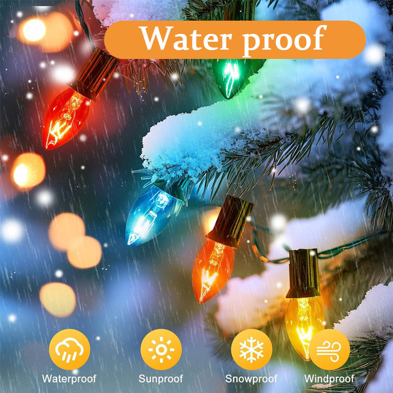 Classic Christmas Bulb Light String