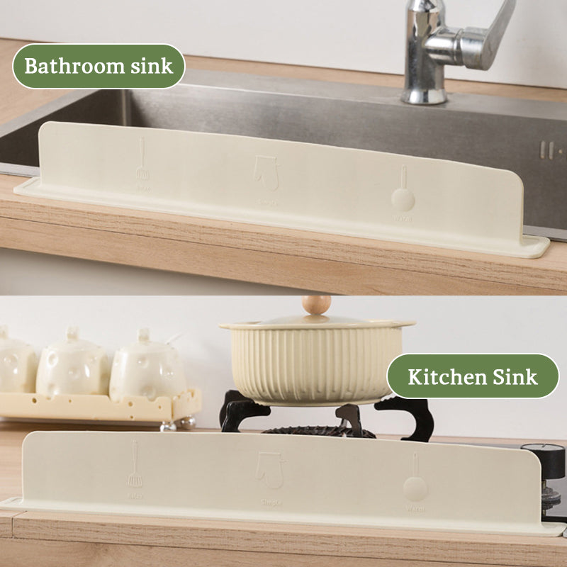 Silicone sink retaining plate