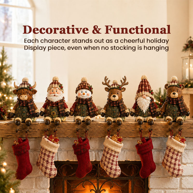 Christmas Stocking Holder Shelf Sitters