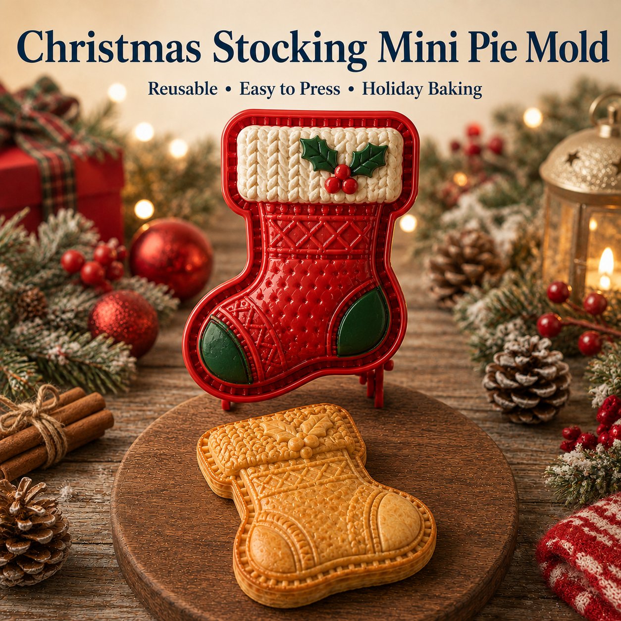 Christmas Mini Pie Mold