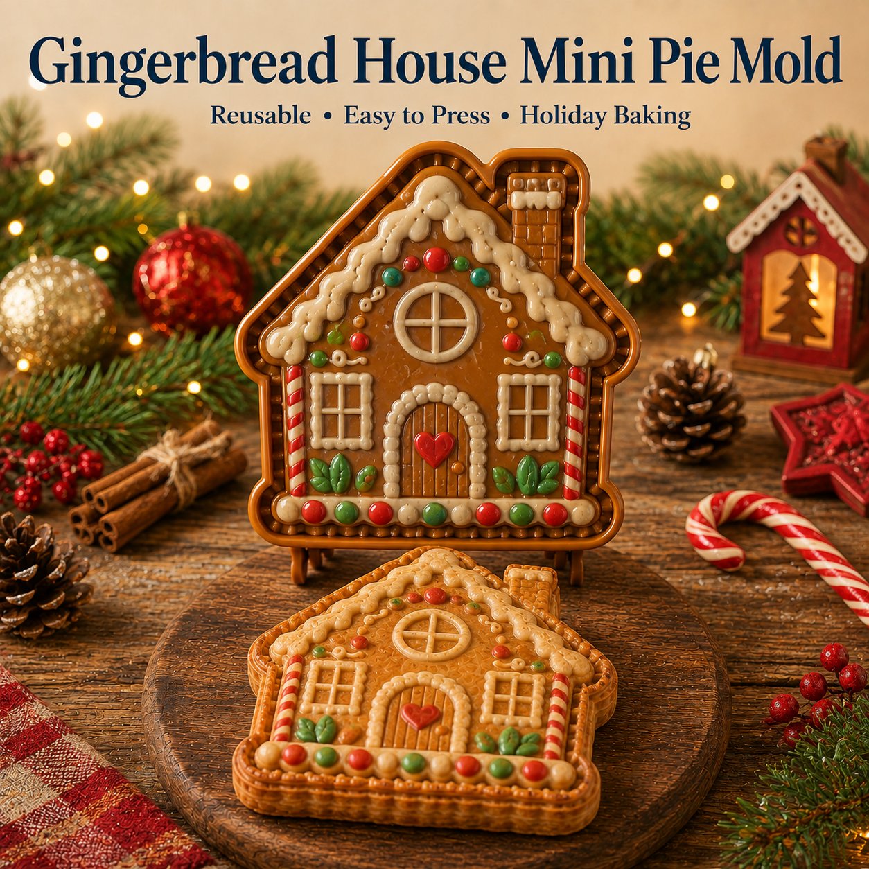 Christmas Mini Pie Mold