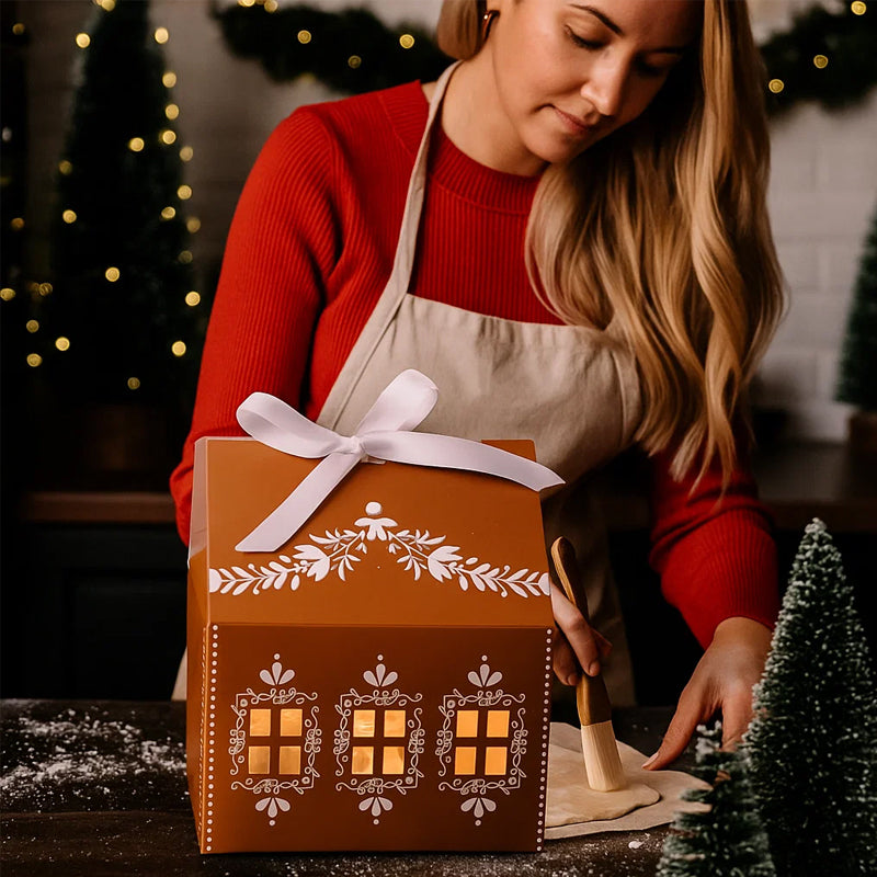 Gingerbread House Treat Box