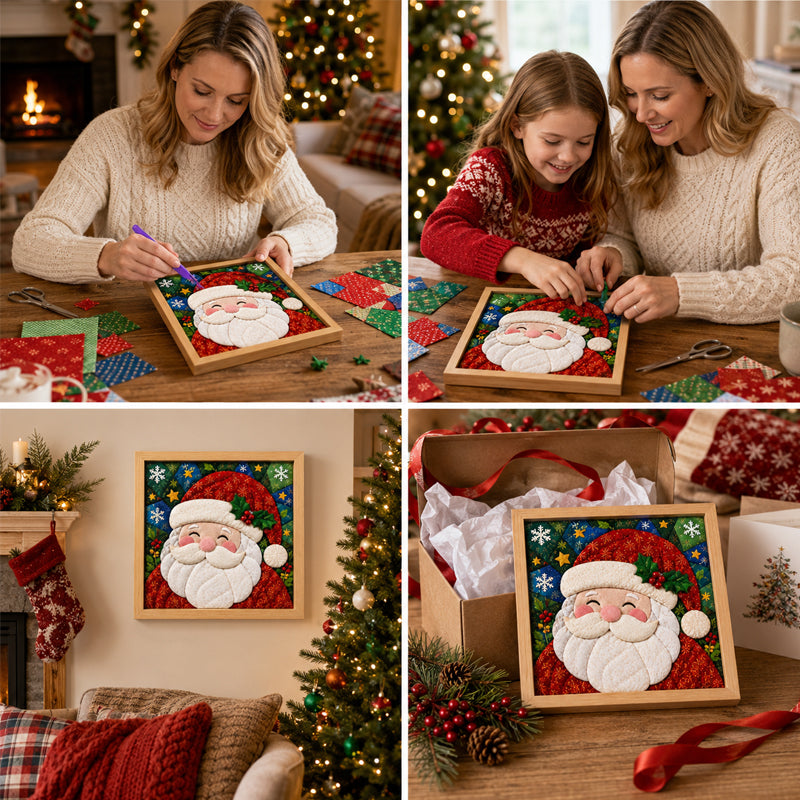 DIY Christmas Fabric Art Kit