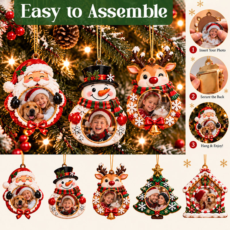 Personalized Christmas Photo Ornament