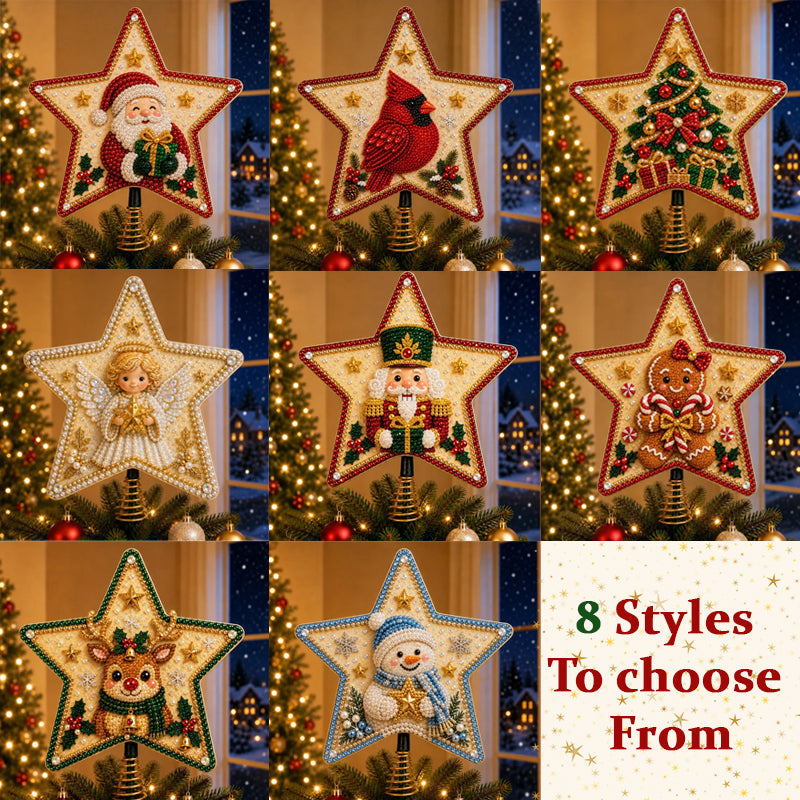 DIY Diamond Painting Christmas Tree Topper