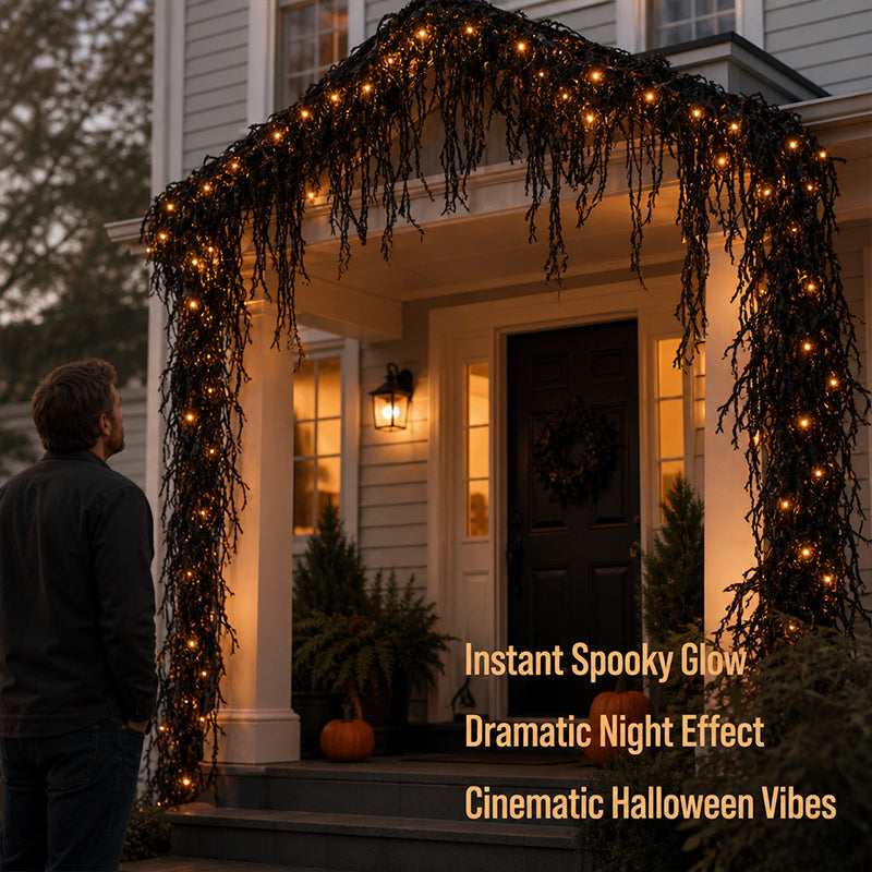 Halloween Lighted Creepy Vine Garland