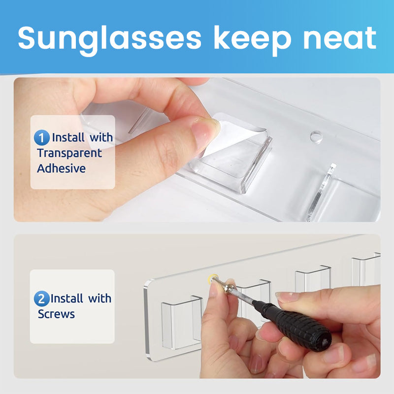 Wall-Mounted Sunglasses Organizer