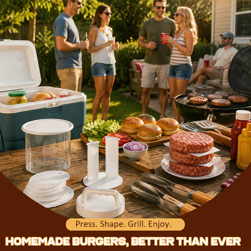 Perfect Patty Burger Press & Storage System