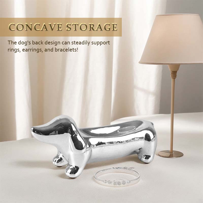Cute Dog Jewelry Storage Display Tray