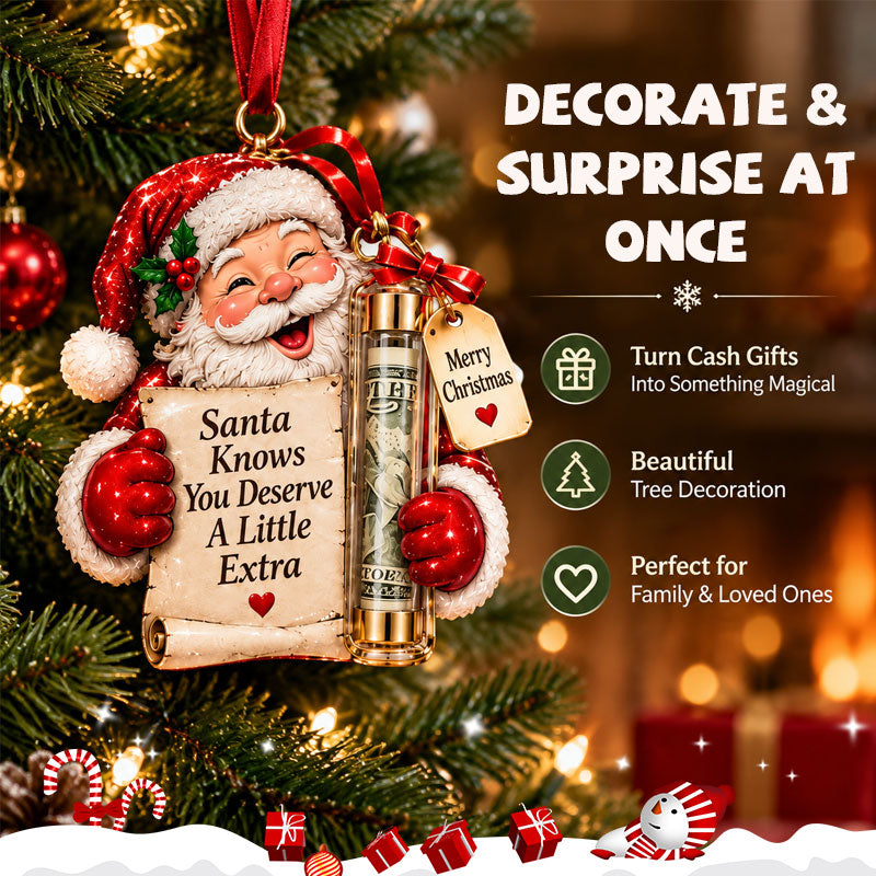 Christmas Cash Gift Ornament