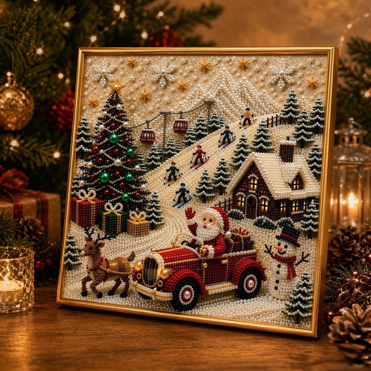 Christmas Pearl Art DIY Kit