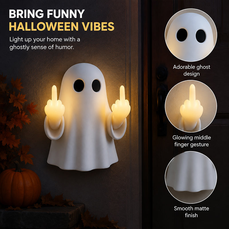 Light-Up Middle Finger Ghost