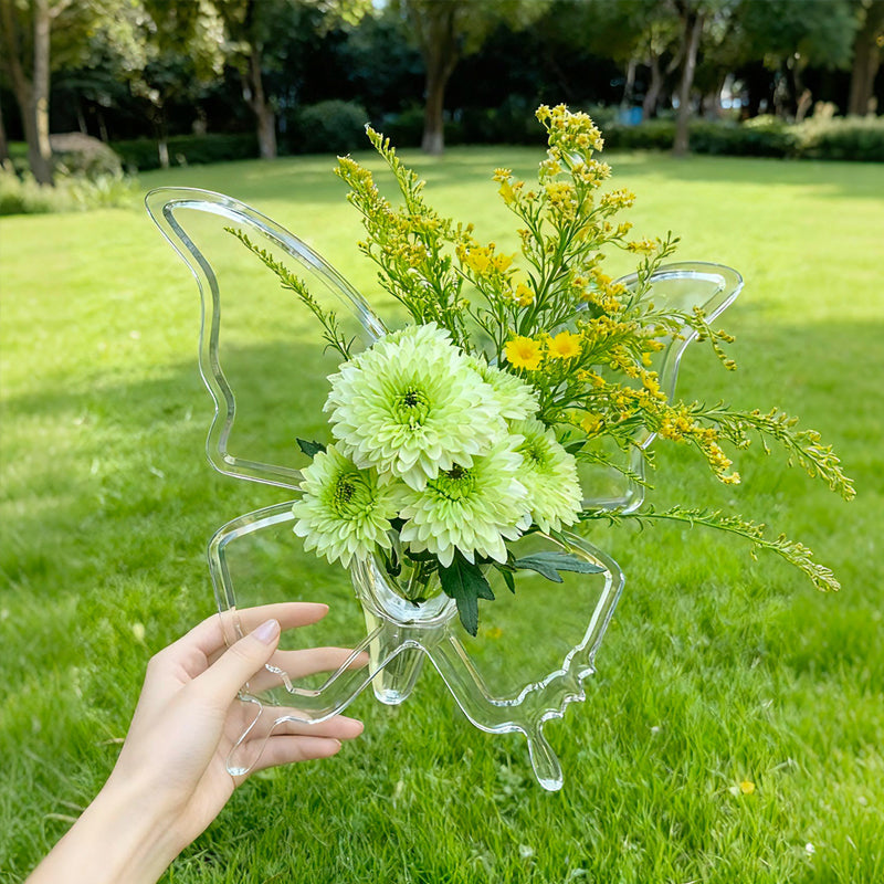 Butterfly Acrylic Vase