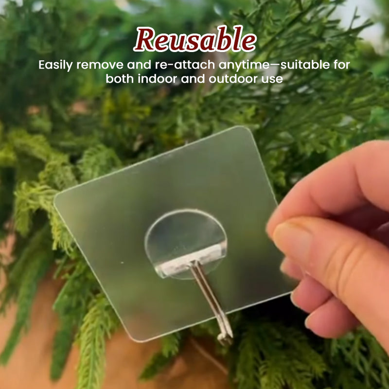 Invisible wreath hook