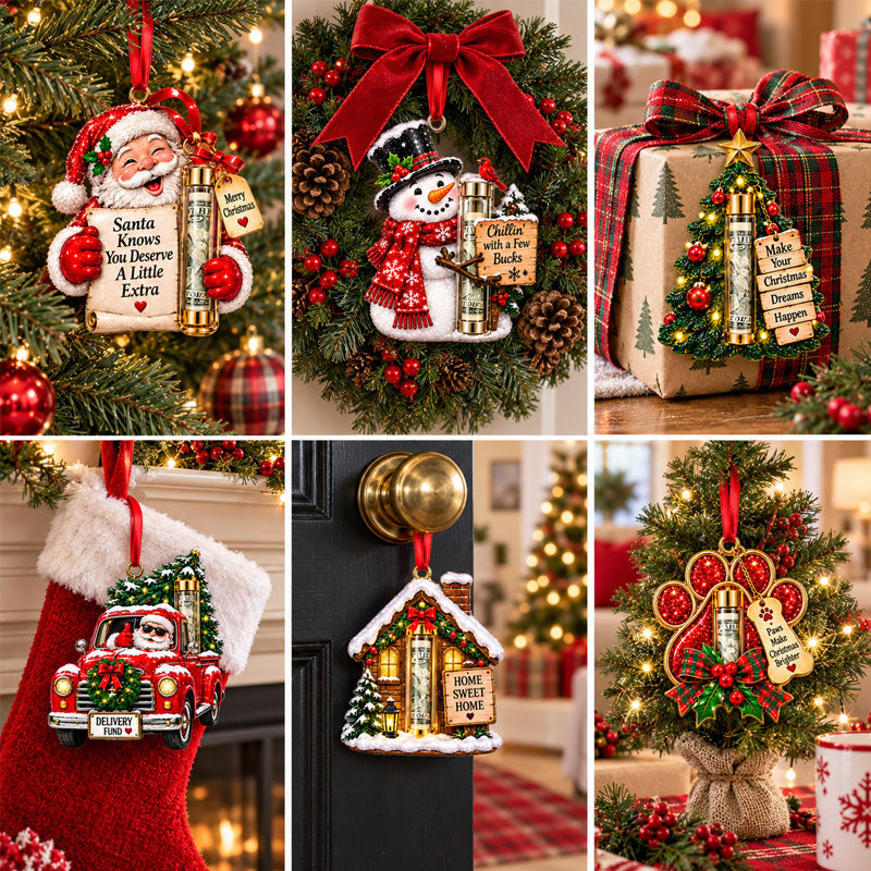 Christmas Cash Gift Ornament