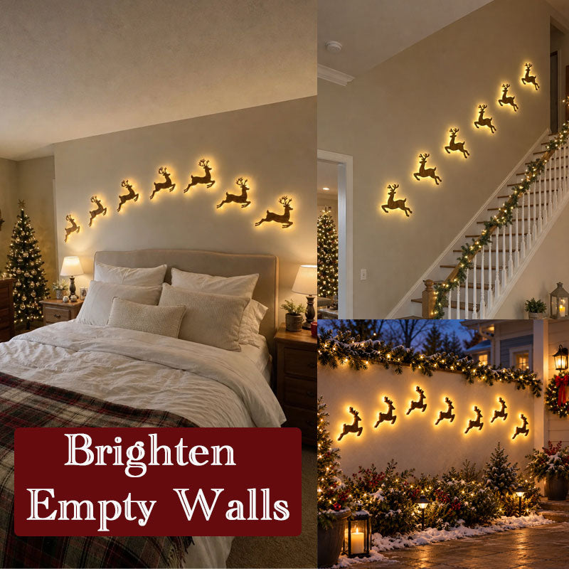 Christmas Glow Wall Silhouette Lights