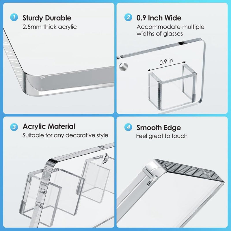 Wall-Mounted Sunglasses Organizer