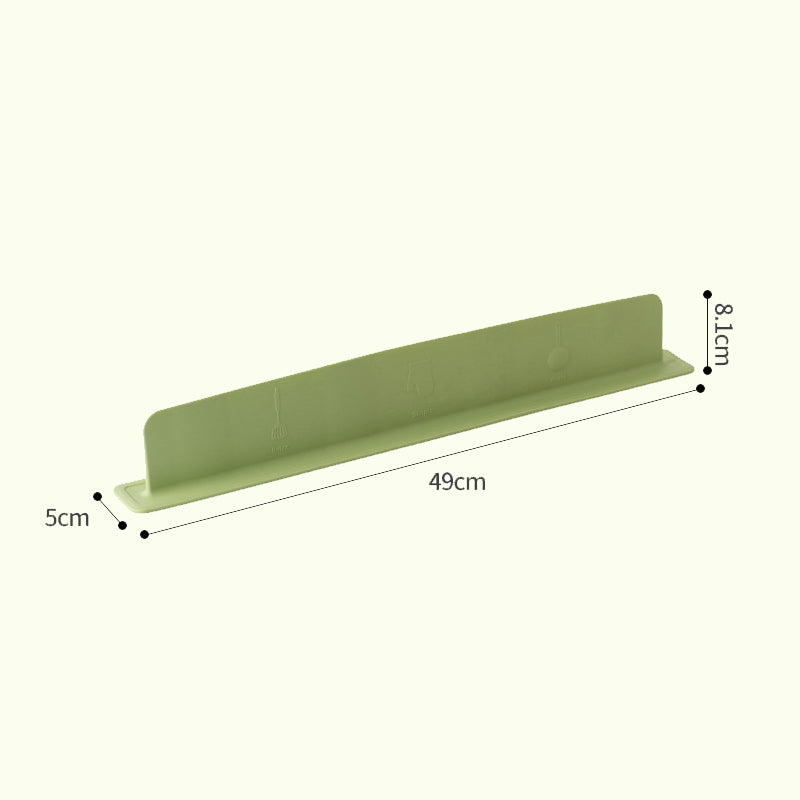 Silicone sink retaining plate