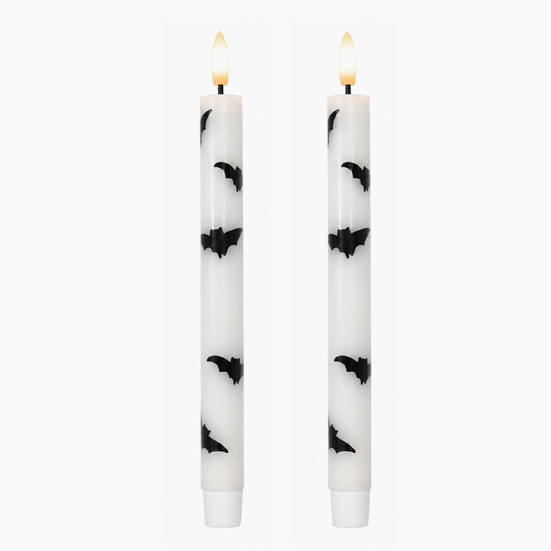 Flickering Bat Halloween LED Candles