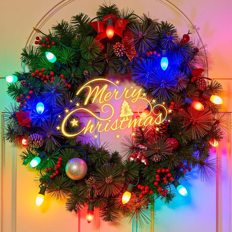 Classic Christmas Bulb Light String