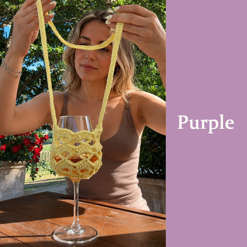 Wine Glass Carrier Necklace