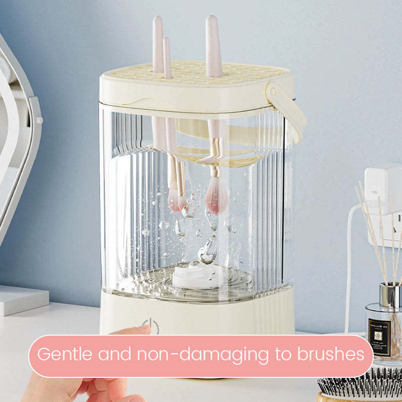 Electric makeup tool cleaner
