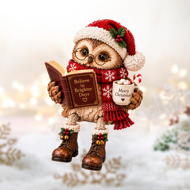 Book Lover Owl Shelf Sitter
