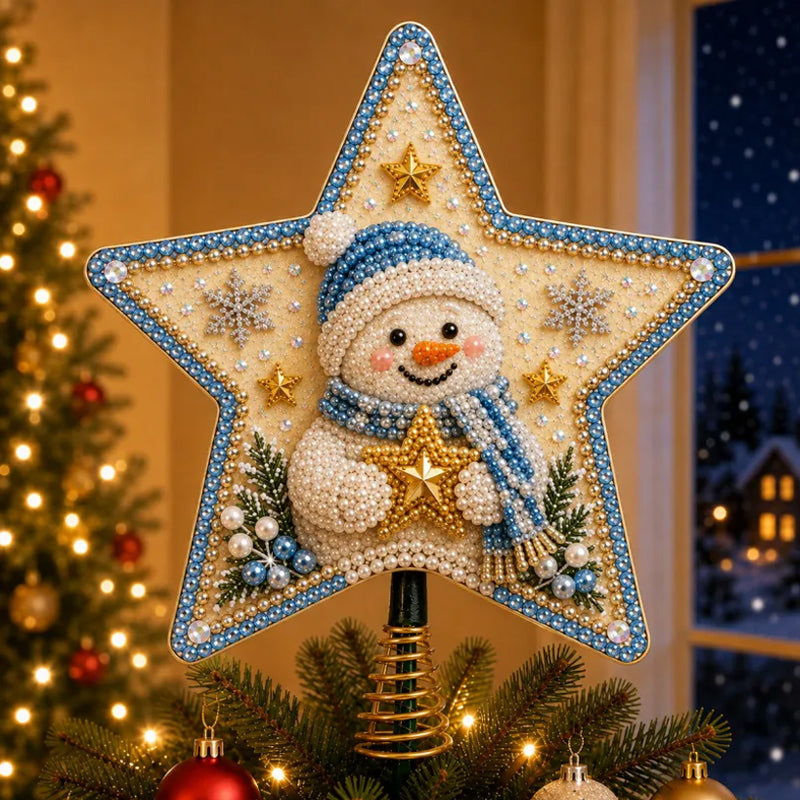 DIY Diamond Painting Christmas Tree Topper