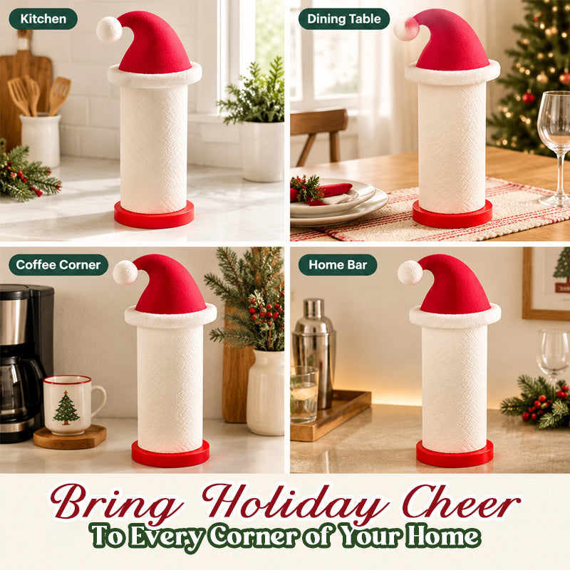Santa Hat Paper Towel Holder