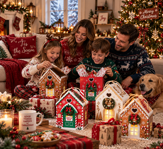 Christmas Magic House Gift Box