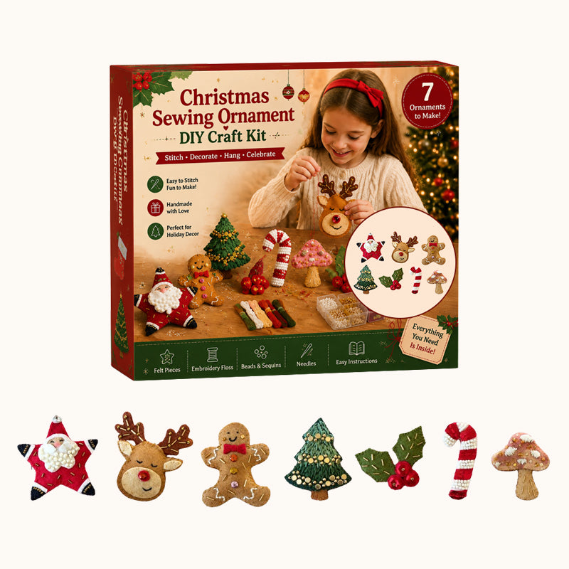 Handmade Christmas Brooch Pins DIY Kit