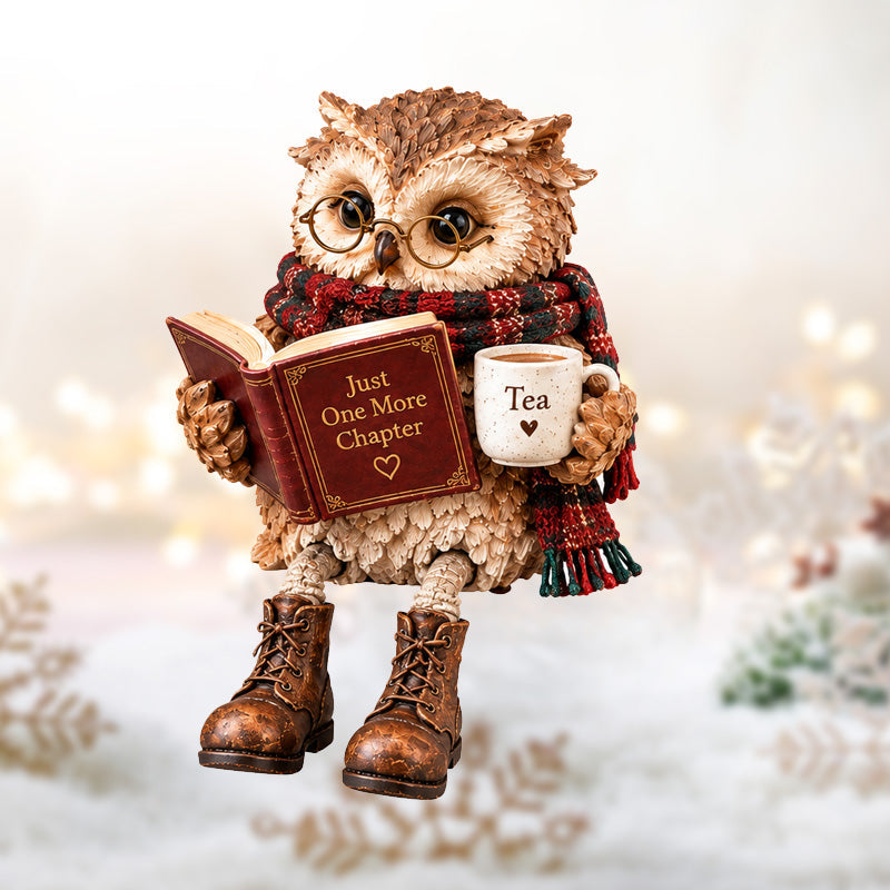 Book Lover Owl Shelf Sitter