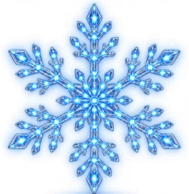 3D Light-Up Snowflake Wall Set