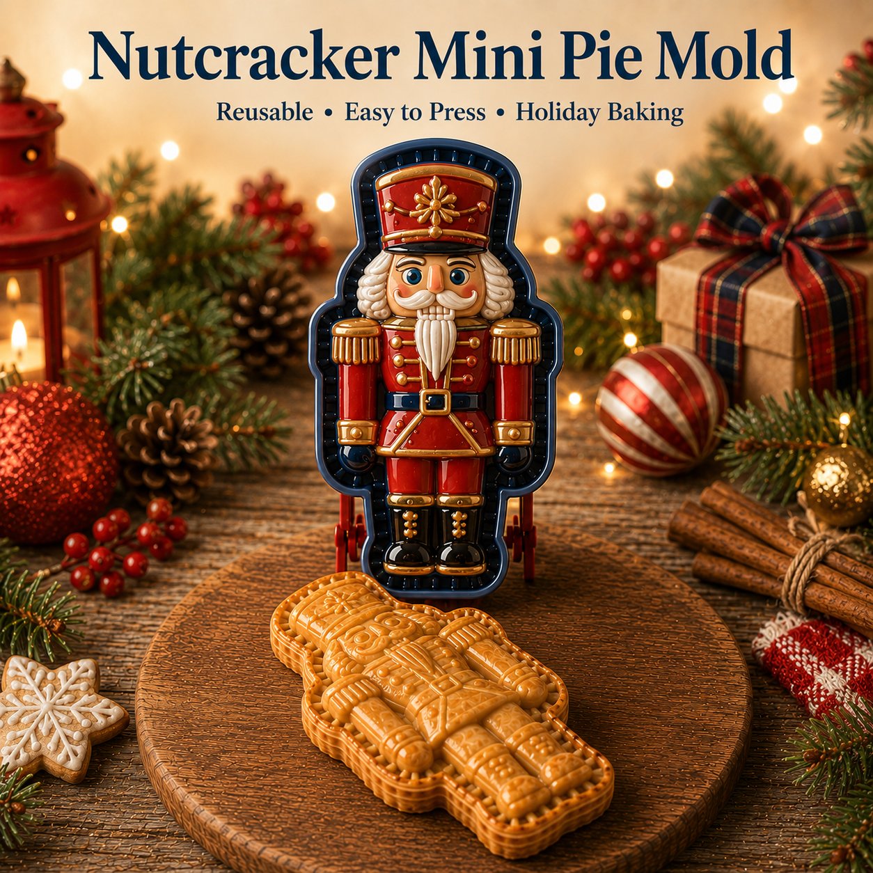 Christmas Mini Pie Mold