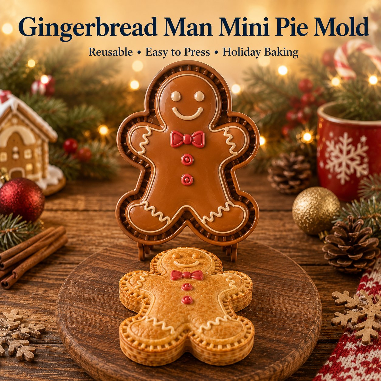 Christmas Mini Pie Mold