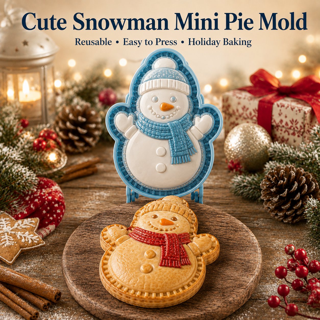Christmas Mini Pie Mold