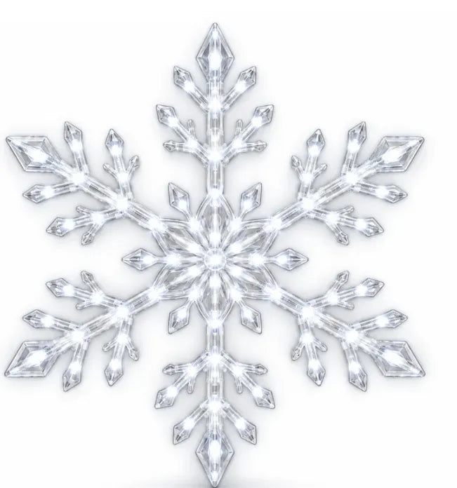 3D Light-Up Snowflake Wall Set
