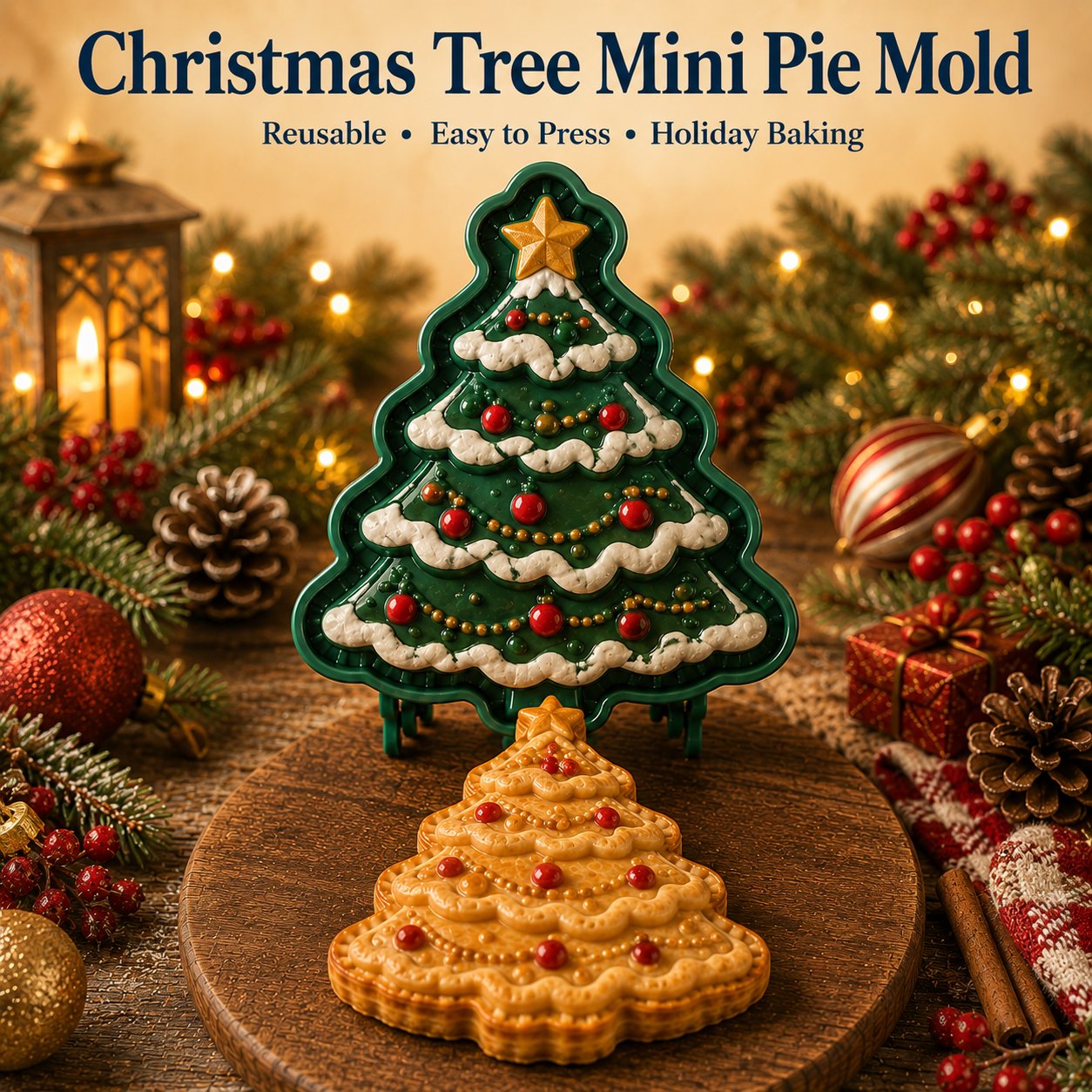 Christmas Mini Pie Mold
