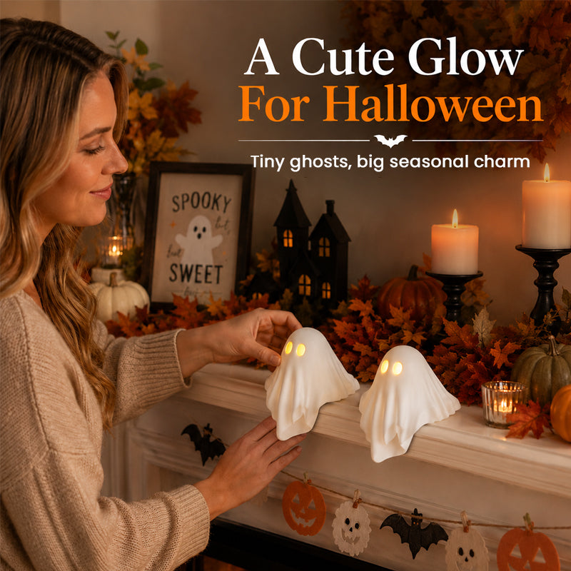 Cute Glow Halloween Ghost Light